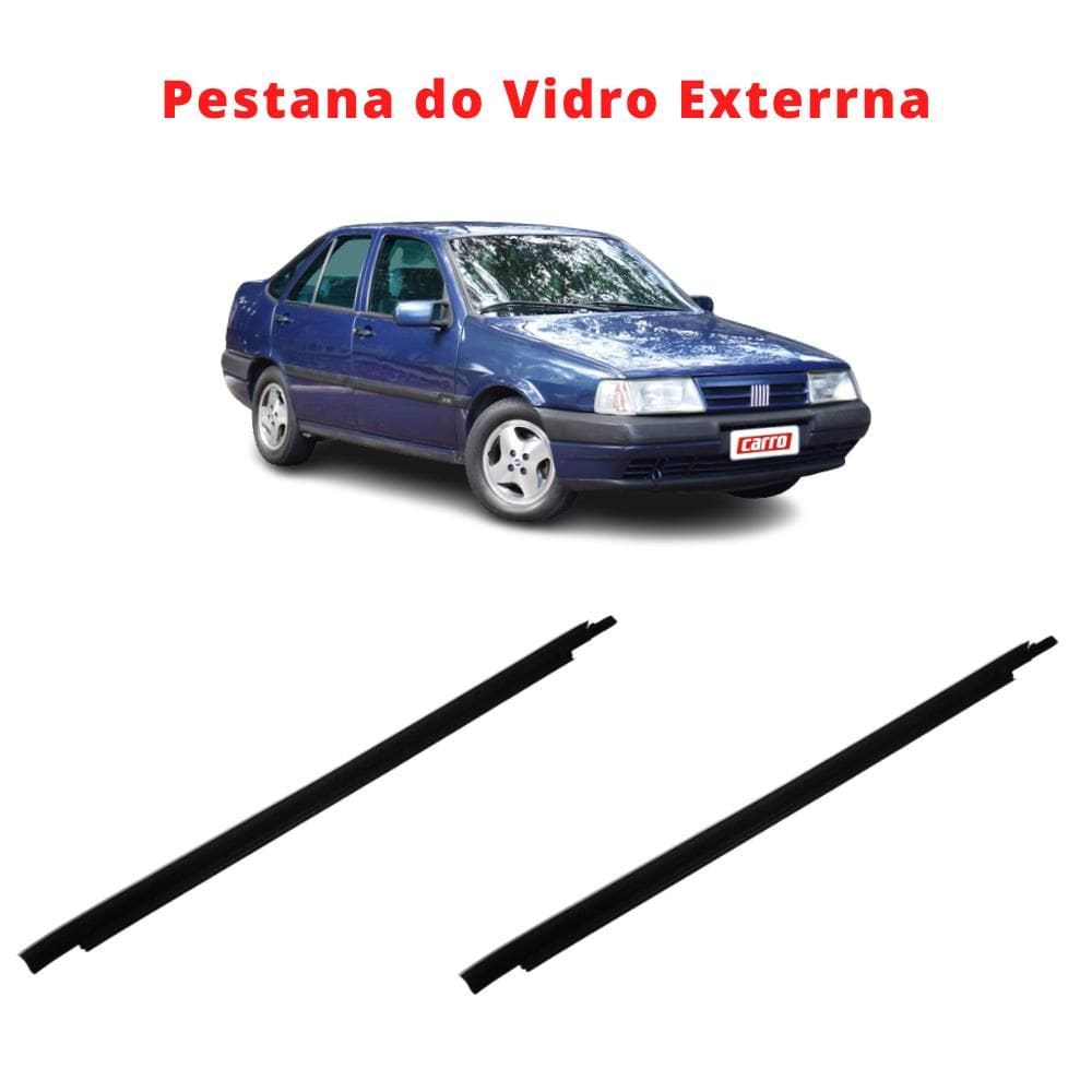 2 Borracha Pestana Externa Porta Dianteira Tempra Tempra Sw - UN / 2 [F103]