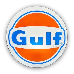 Luminoso de Parede GULF Decorativo Bar Garagem - Lâmpada LED Bivolt
