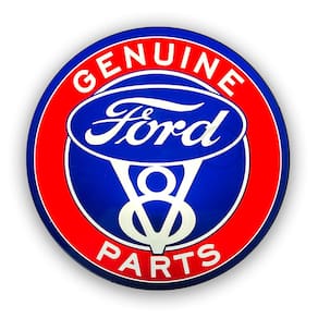 Luminoso de Parede FORD Decorativo Bar Garagem - Lâmpada LED Bivolt