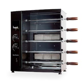 Churrasqueira Rotativa Gourmet a Gás GLP Blaze Premium 05 Hope Gourmet