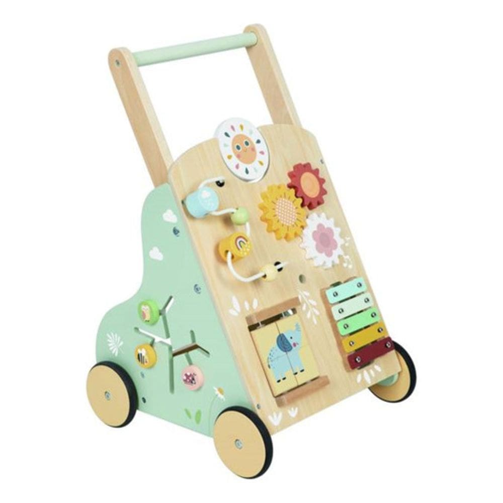 Andador Multifuncional Educativo Madeira Tooky Toy Ludico Ki