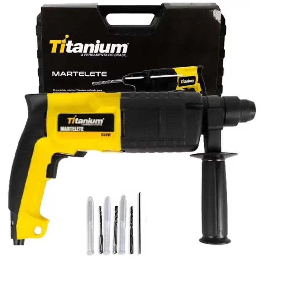 Martelete Perfurador Rompedor 1,8j Titanium impacto SDS