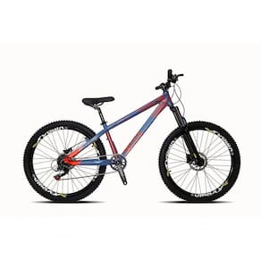 Bicicleta Vikingx X-35 1x8 Single Câmbios Shimano Cubo Cassete Azul Petróleo