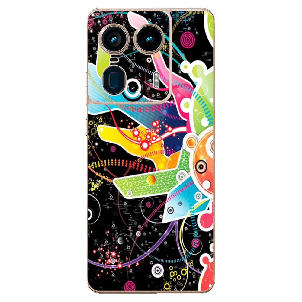Capa Adesivo Skin058 Verso Para Motorola Edge 50 Ultra