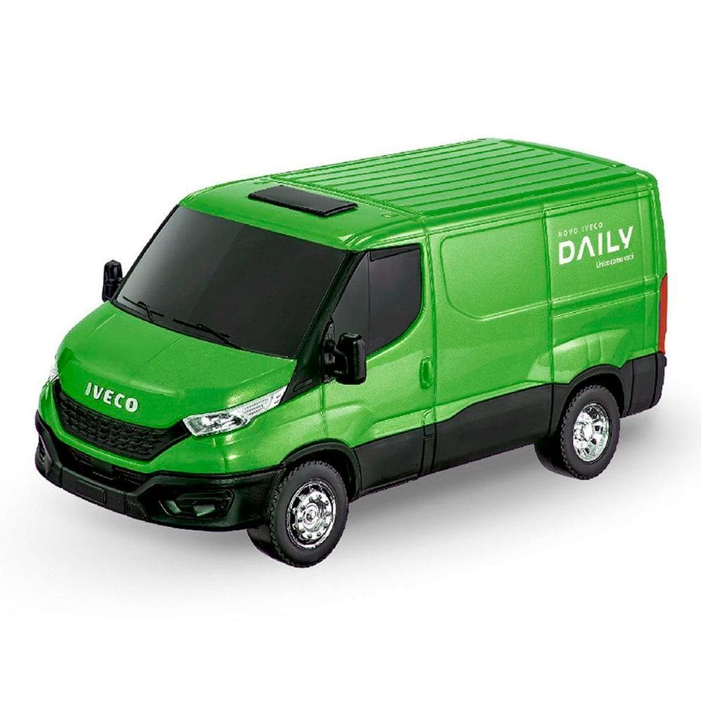 Brinquedo Furgão Van Iveco Daily Verde