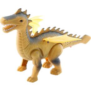 Dragão Elétrico Dragossauro Com Som Luzes E Movimento
