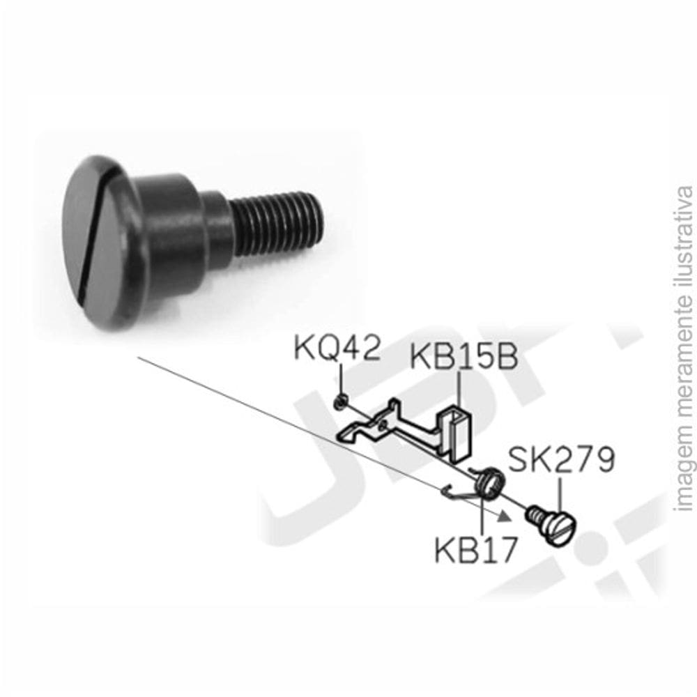 Parafuso Trava Da Tampa Lateral Para Overlock E Interlock Série 700F - Sk279