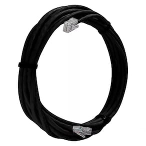 Cabo De Rede Cat 5e Mpt Interno E Externo 5 Metros U/utp 4p X 24awg | Preto Com Conectores