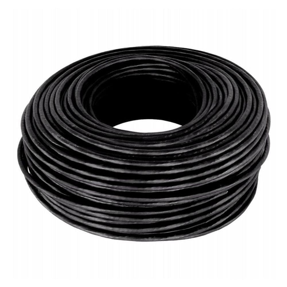 Cabo De Rede Cat 5e Mpt Interno E Externo 305 Metros U/utp 4p X 24awg | Preto