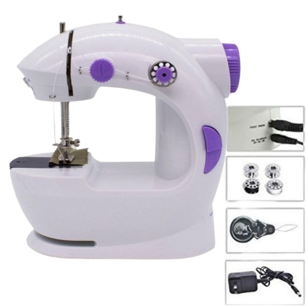 Mini Máquina De Costura Portátil - - Compacta