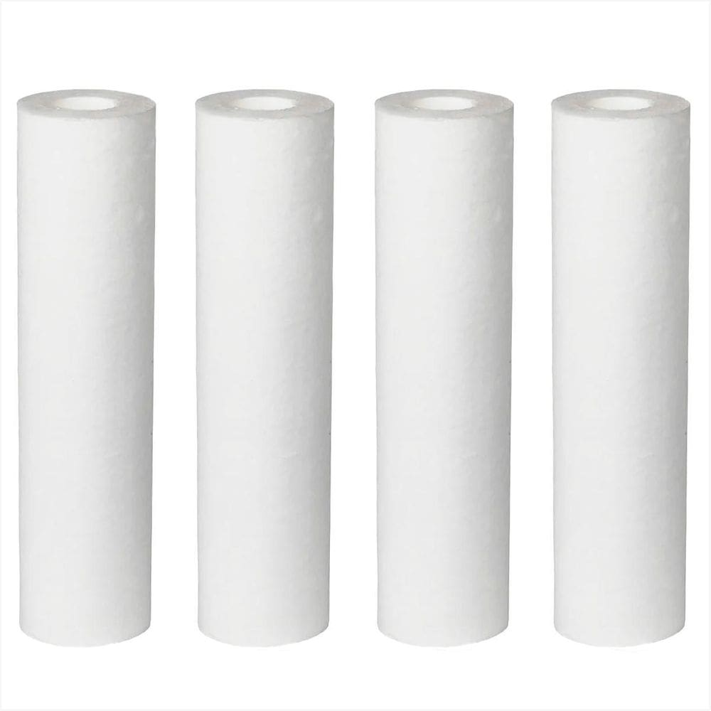 Kit 4 Filtro Refil Pou Cavelete Polipropileno Liso 9 3/4 5 M