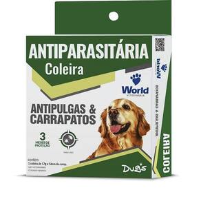 Coleira Dug`S Antiparasitária 17G Para Cães - World Vet