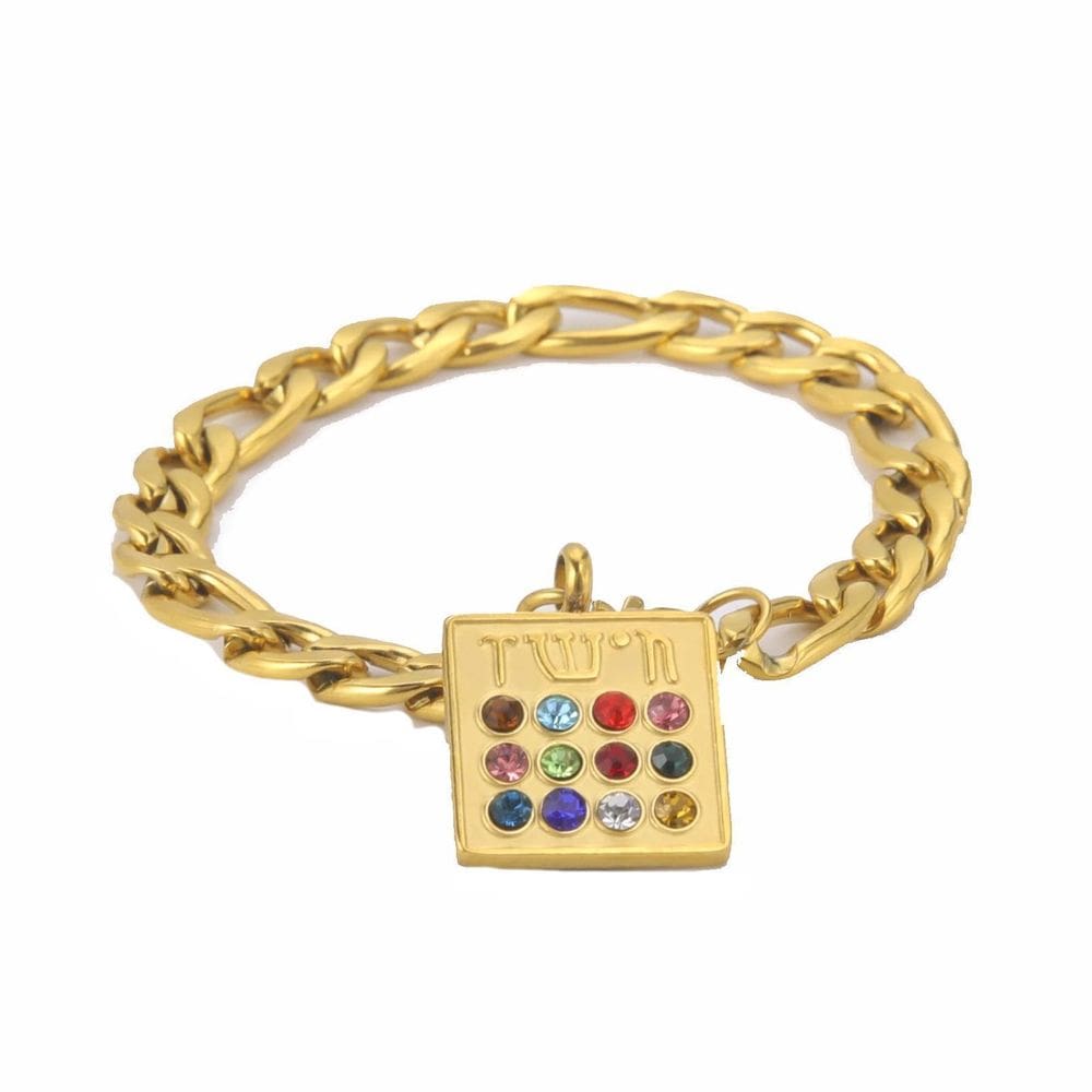 Pulseira Judaica Sacerdotal 12 Tribos De Israel