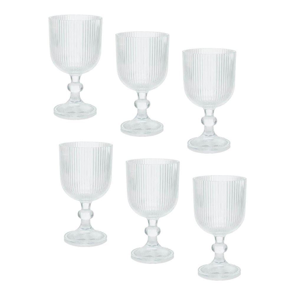 Conjunto De Taças Transparente 360Ml 6 Peças