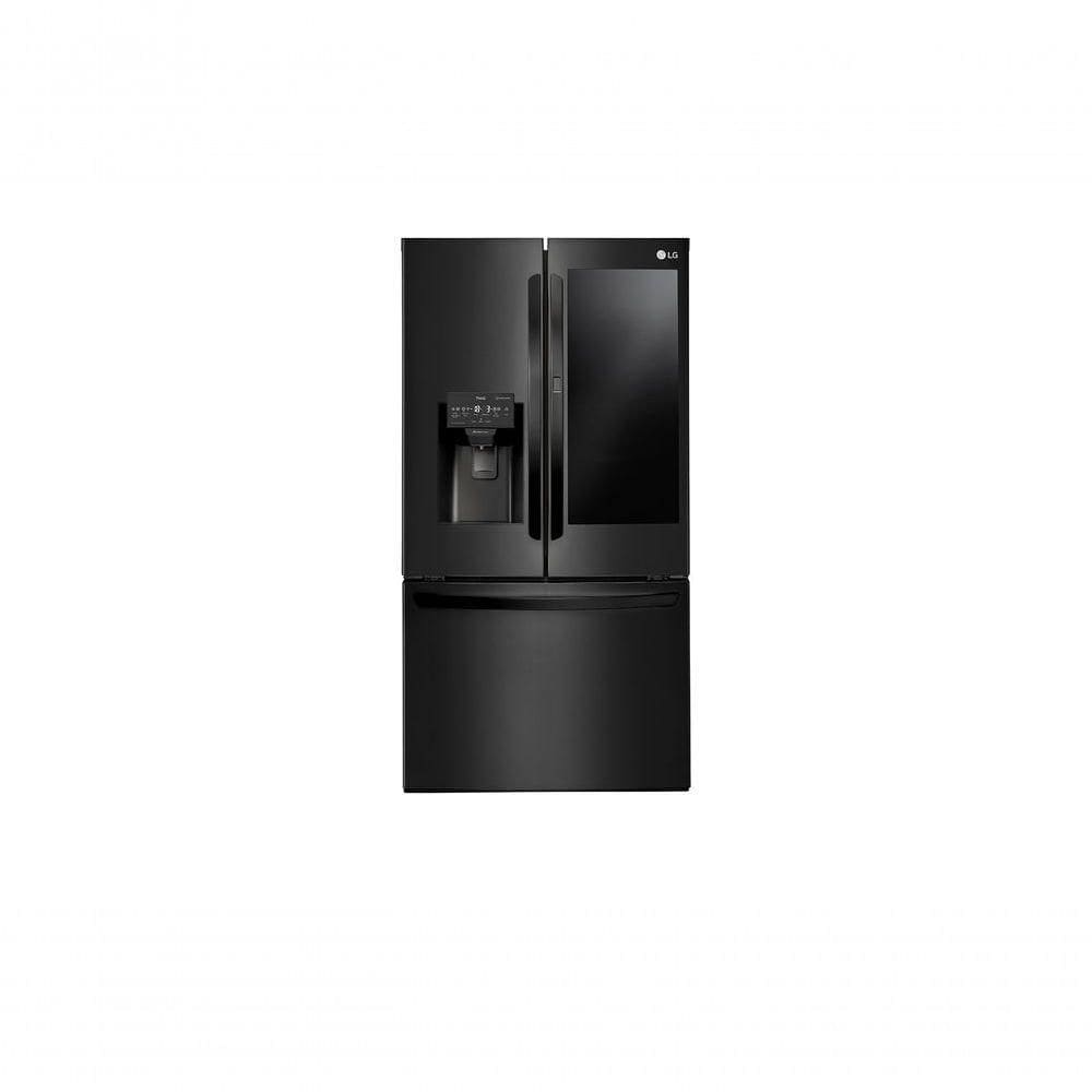 Geladeira Smart LG Inverter French Door Instaview Door-in-door 660 Litros Black Inox Thinq 220V GM-X288NQX2