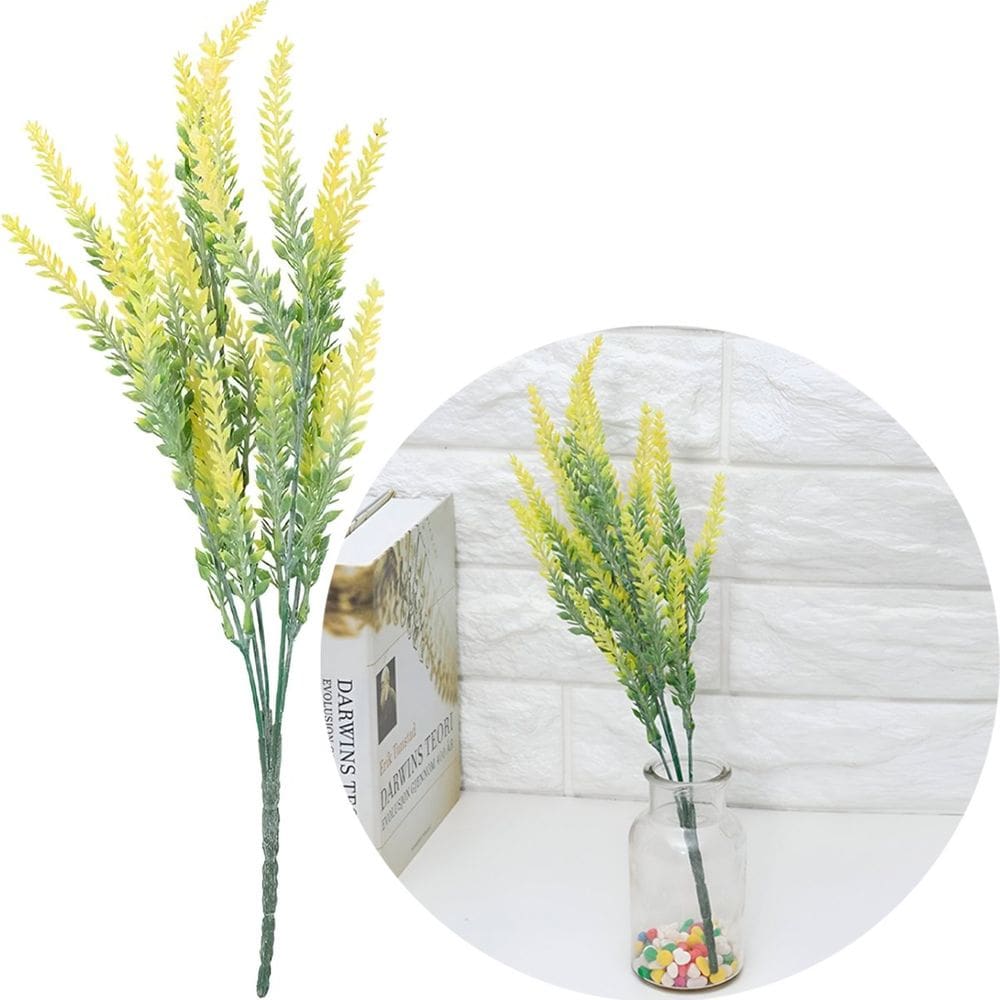 Kit 4 Planta Arranjo Artificial Festa Casamento Buquê 35cm