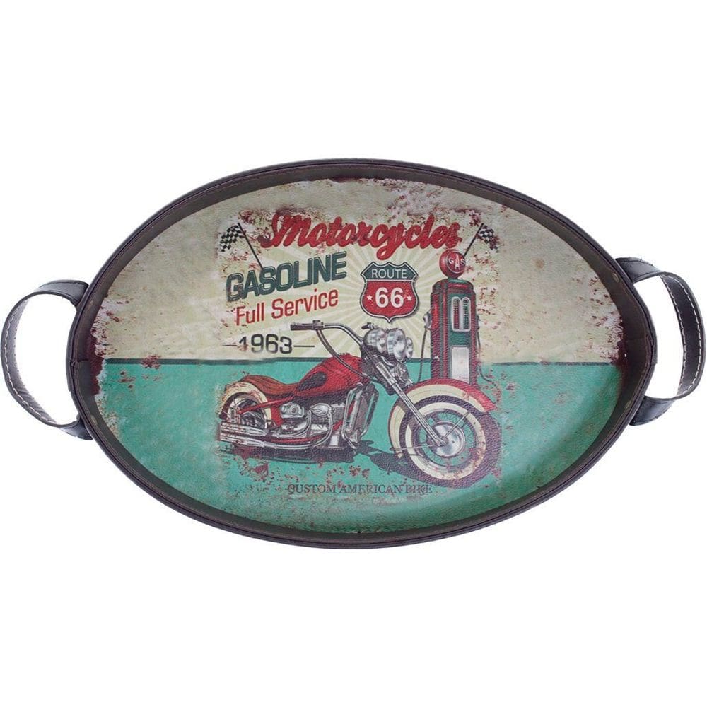 Bandeja Média Oval Courino Motorcycles Gasoline 45cm