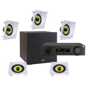Kit 5.1 JBL Receiver MA510 + 3 Cxs Ci6SA + 2 CI6S + Sub 220P
