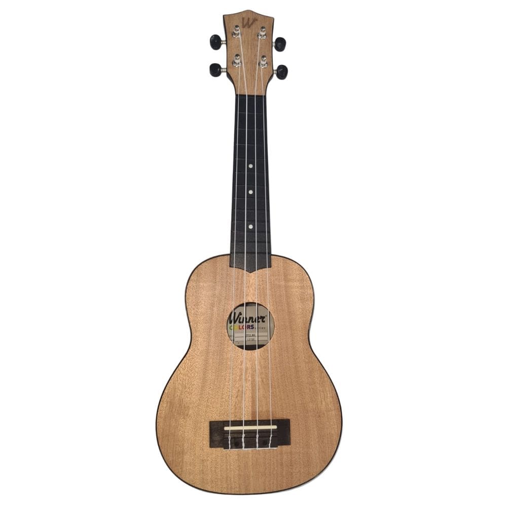 Ukulele Winner Soprano 21 Abs Tampo Tipo Flamed Okume