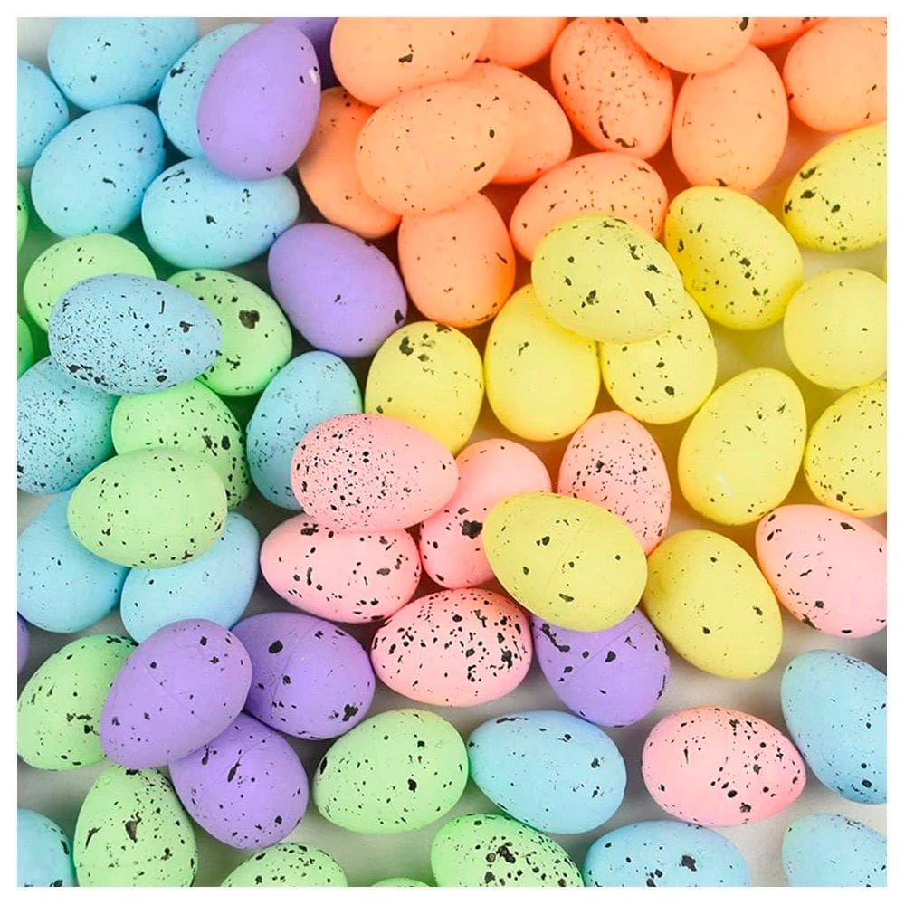 Enfeite Decorativo Ovo De Páscoa 24 Unidades Com Haste