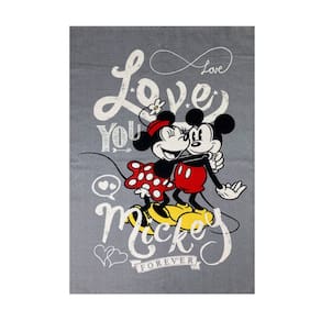 Pano de Copa Felpudo Estampado Dohler Mickey e Minnie