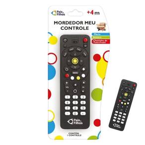 Brinquedo Mordedor Macio Formato Controle Remoto Cheirinho