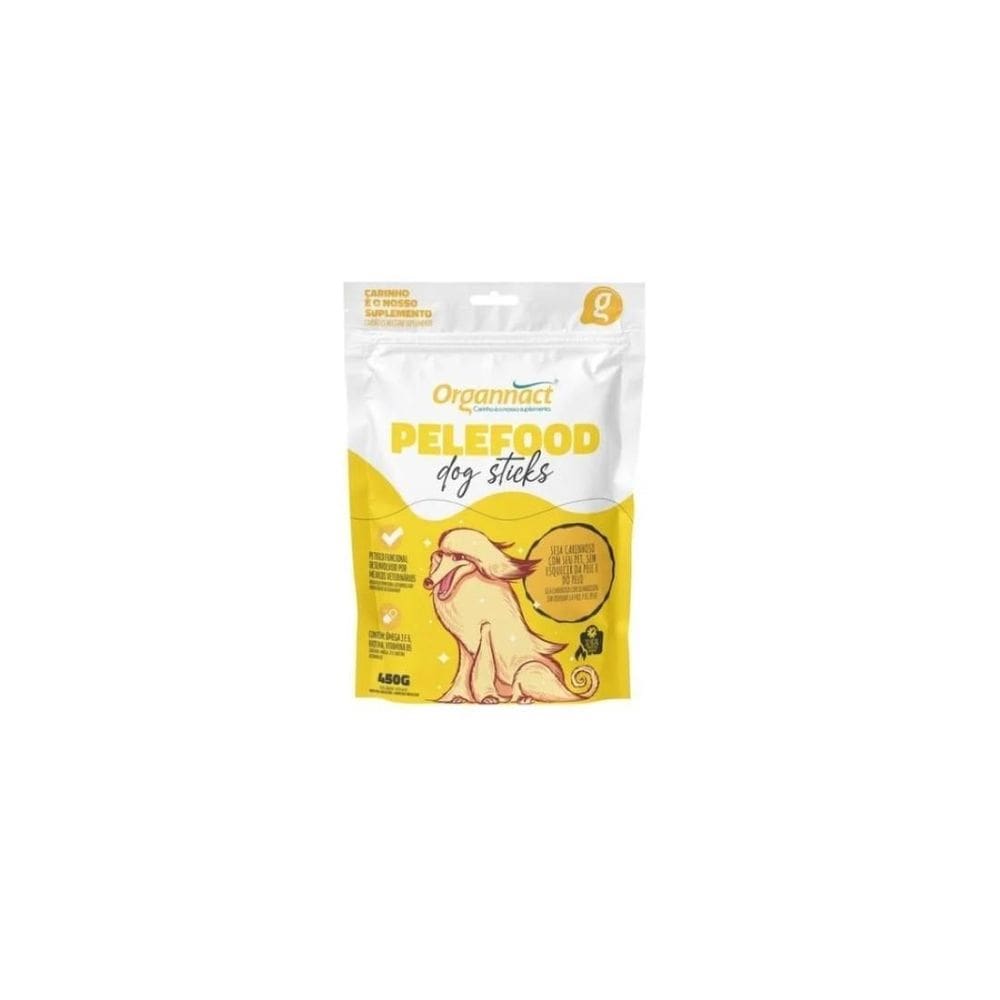 Pelefood Sticks Sache 450 G Suplemento Cães - Organnact
