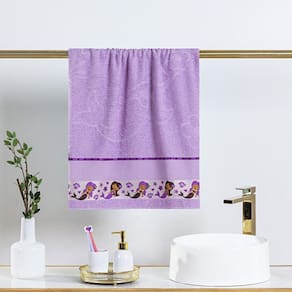 Toalha De Banho Infantil 1,15M X 75Cm Menino Menina Sereia