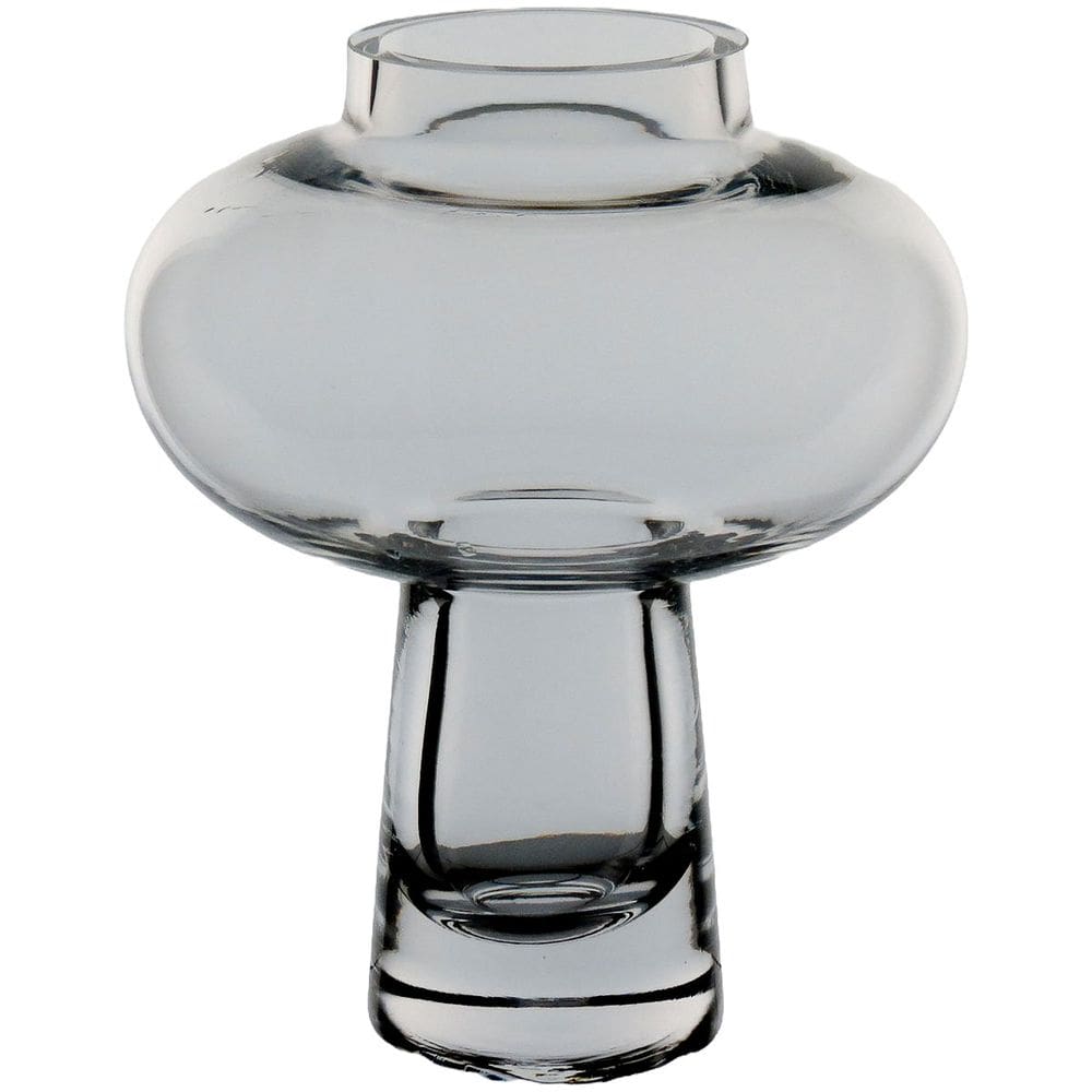 VASO DECORATIVO ENFEITE CASA VINTAGE HOME&CO VIDRO 20x16x16cm TRANSPARENTE