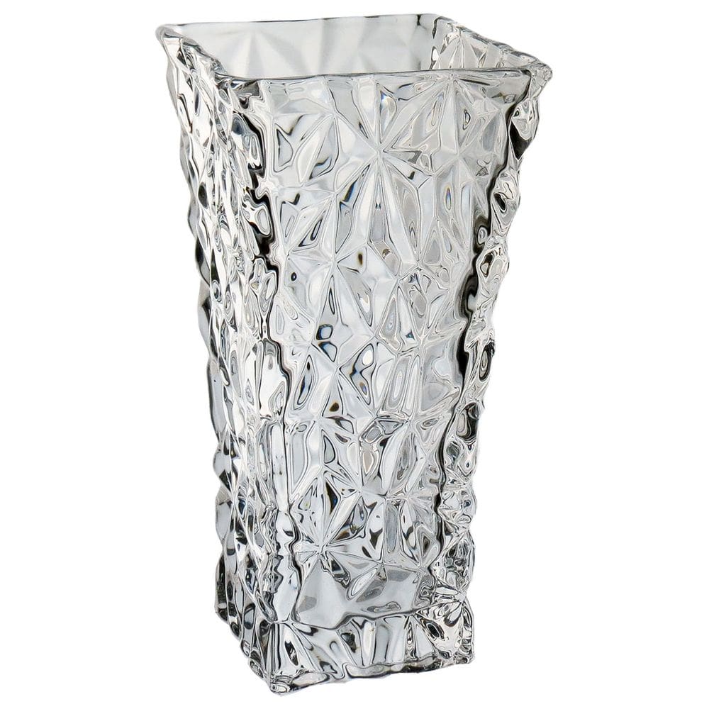 VASO DECORATIVO ENFEITE CASA RETANGULAR HOME&CO VIDRO 29x15x15cm TRANSPARENTE