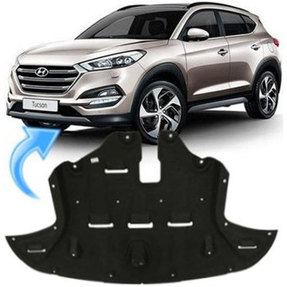 Protetor Inferior Carter New Tucson 1.6 16V Gdi 2017 À 2022