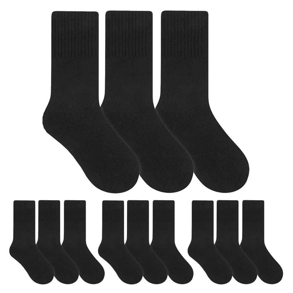 Kit 12 Pares de Meia Cano Longo Masculina