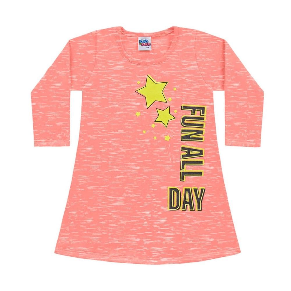 Vestido Menina Moletom Fun All Day