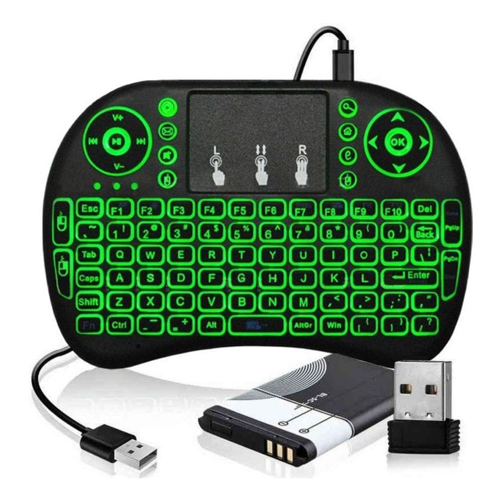 Mini Teclado USB Wireless Touchpad Sem Fio Android TV Smart