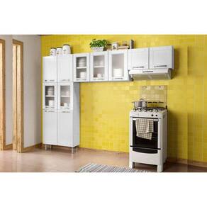 Kit de Cozinha Modulada 3 Peças Múltipla (2 Armários + 1 Paneleiro) CPT98 Branco - Bertolini