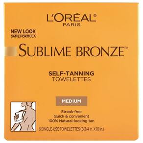 L`Oreal Paris Sublime Bronze Lenços Autobronzeadores -6 Unid