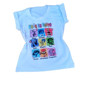 Blusa infantil menina T-Shirt - Divertidamente - Stitch