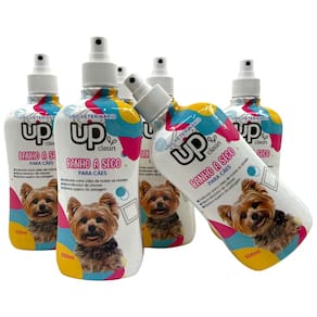Kit com 5 Banho A Seco Em Spray Para Caes Sem Enxague 500ml