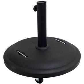 Base para Ombrelone Redonda 50cm com Rodinhas 26Kg Encaixe 38mm a 55mm Importway Iwbo-50