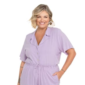 Camisa Feminina Plus Size Secret Glam