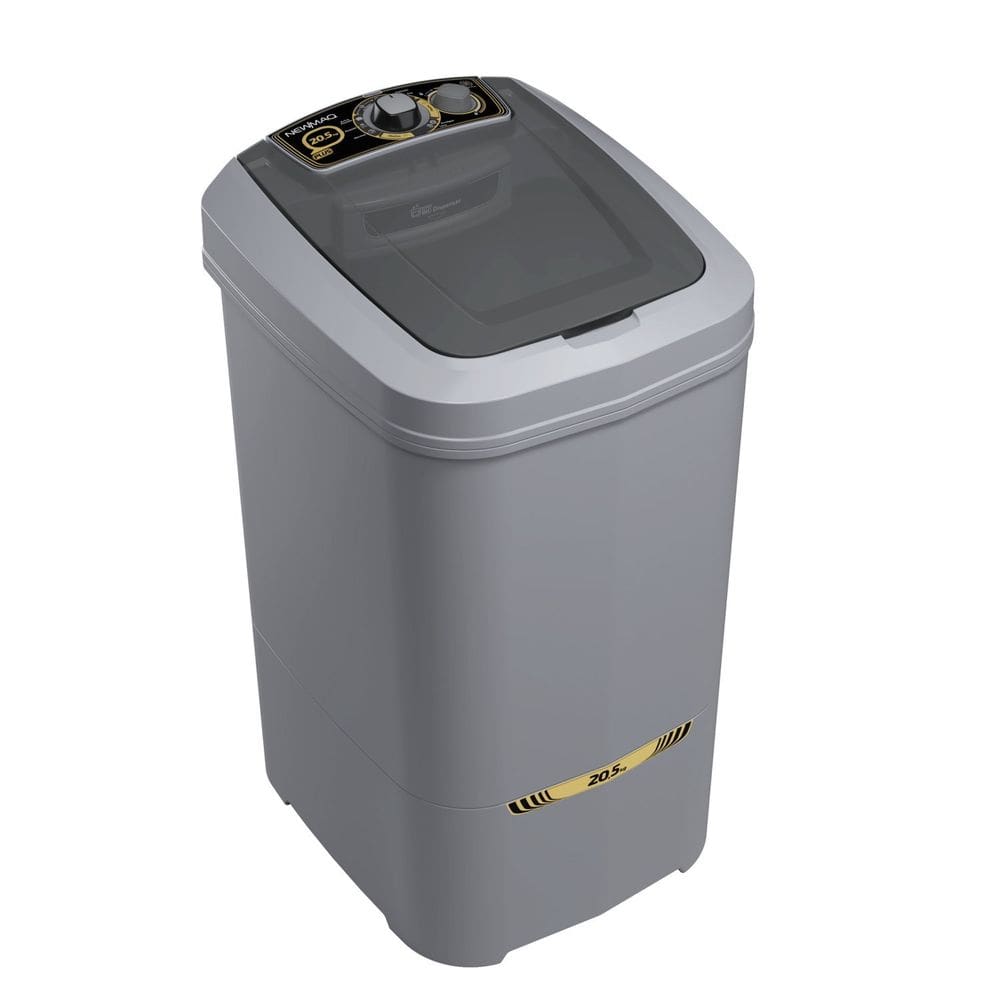 Lavadora de Roupas Tanquinho Newmaq 20.5 KG Plus 220v Cinza