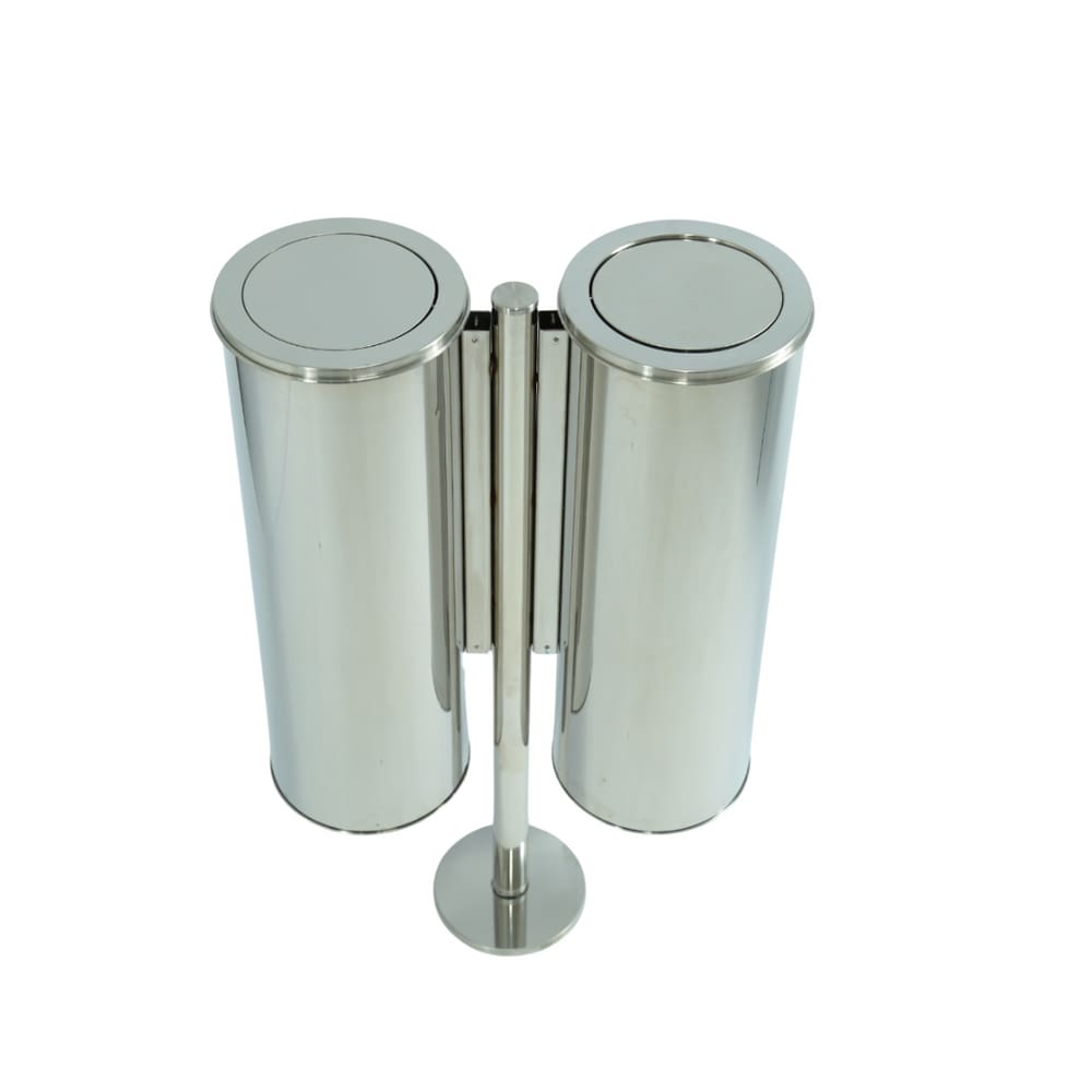 Lixeira Externa Dupla 30L com Aro basculante