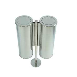Lixeira Externa Dupla 30L com Aro basculante