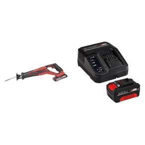 Serra Sabre À Bateria Te-ap 18/28 Li Bl - Solo e 1 Kit Carregador Bivolt com Bateria 18v 4,0ah Pxc Vermelho