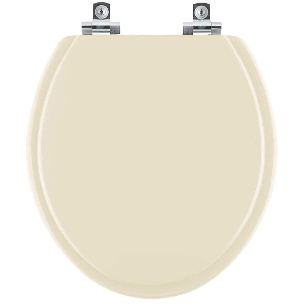 Assento Sanitário Soft Close Twister Marfim para vaso Hervy