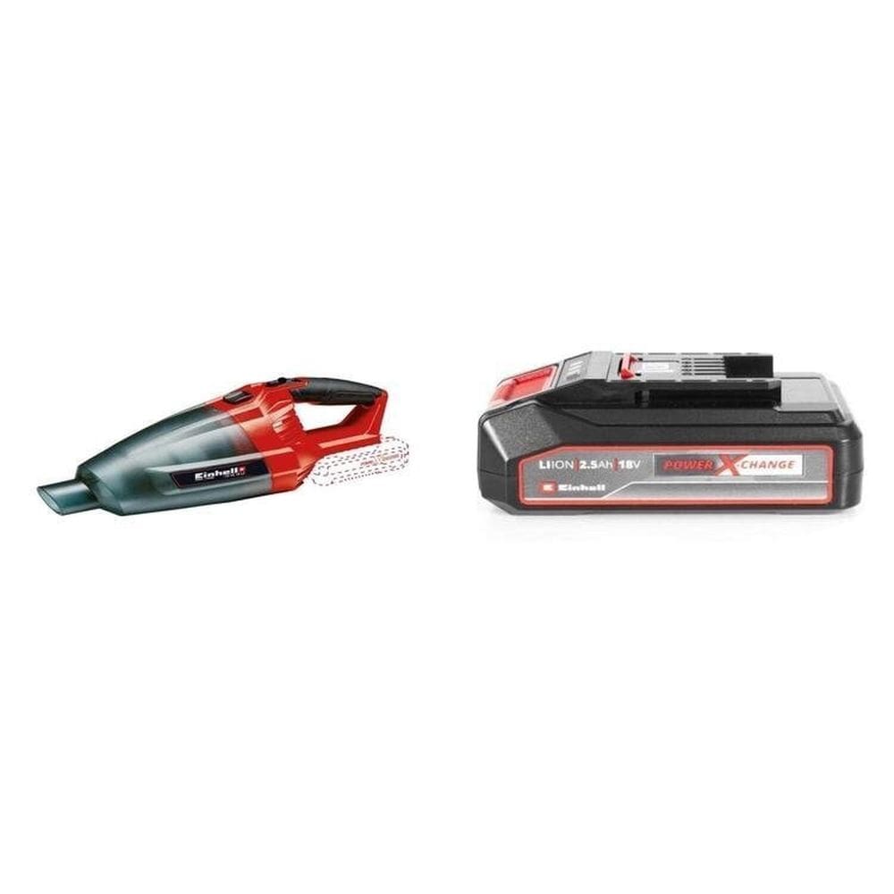 Kit Aspirador de Po Bateria Te-vc 18 Li com Bateria Power-x-change 18v 2,5 Ah Li Einhell Preto