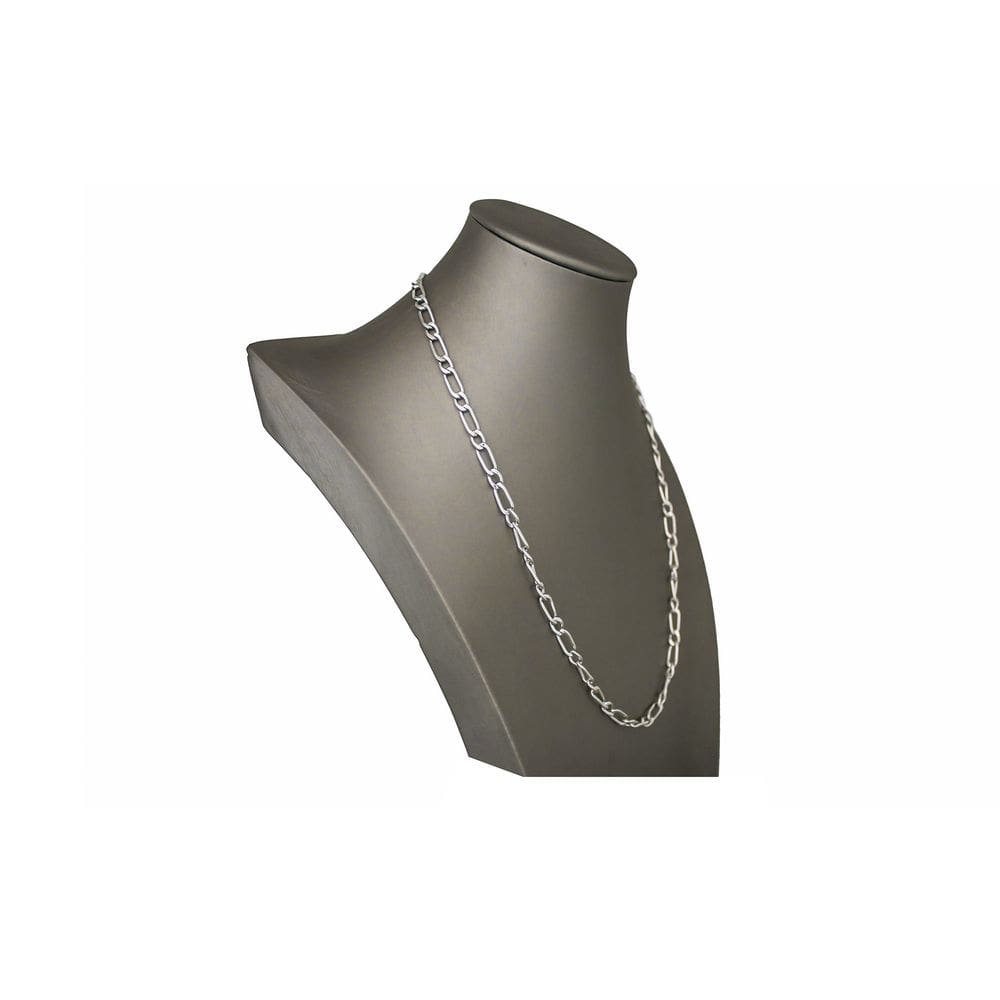 Cordão Corrente Prata 925 Escama Elo Grumet Luxo Masculina