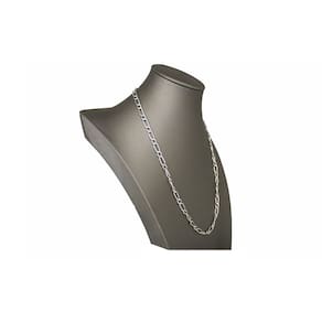 Cordão Corrente Prata 925 Escama Elo Grumet Luxo Masculina