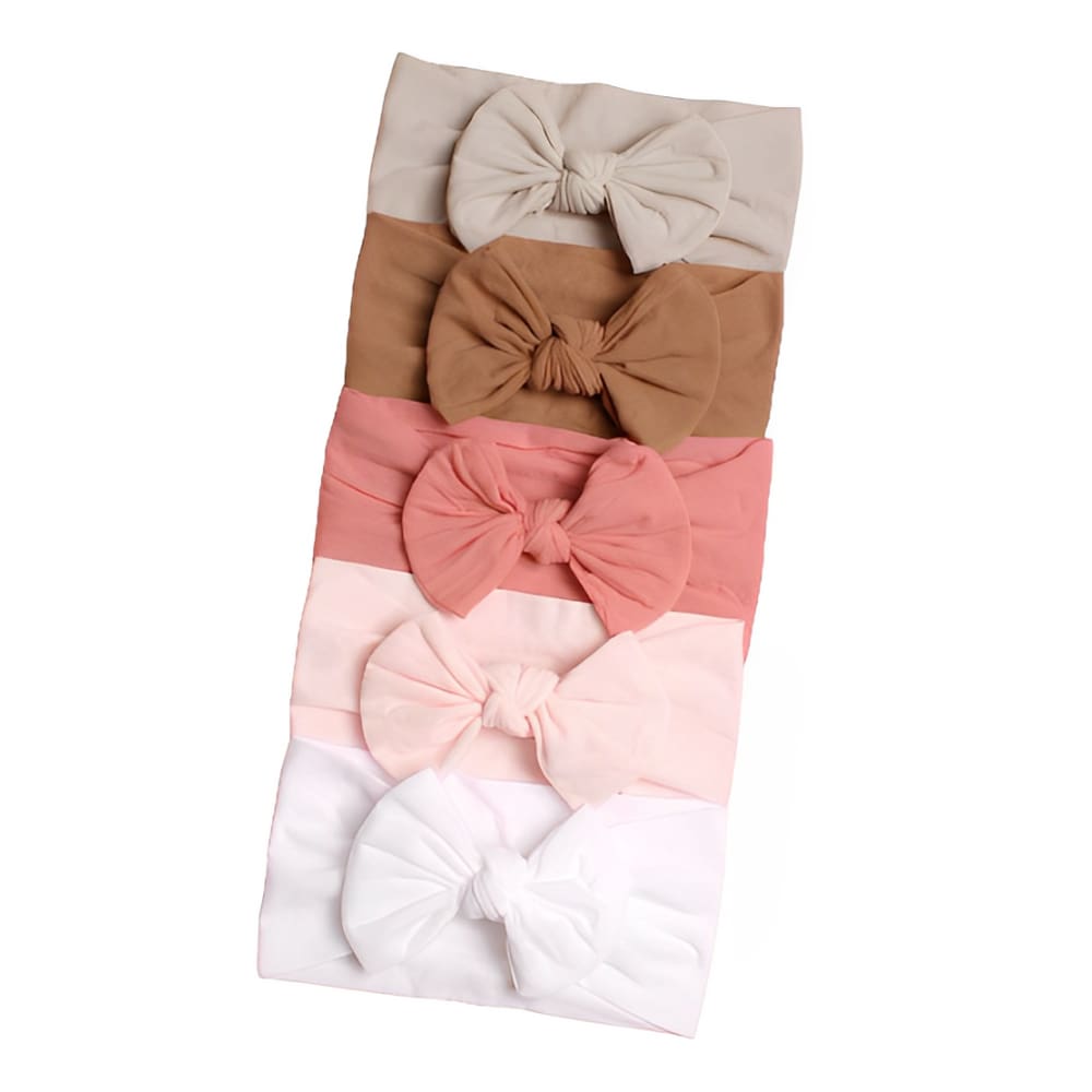 Laços de Cabelo Bebê Turbante Bebê Lacinhos de Bebê Kit c/5