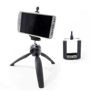 Mini Tripé Suporte Articulado Para Celular De Mesa Universal